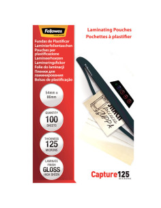 FE5306302,Folie laminare Fellowes 54x86mm 125 microni 100/top 2