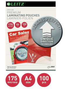 LZ74830000,Folie laminare Leitz a4 175 microni 100/top udt 2