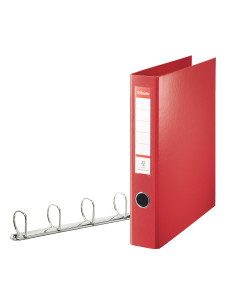 ES82403,Caiet mecanic a4 4 inele 40mm/60mm rosu jumbo esselte 2