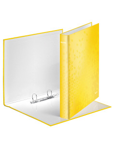 LZ42410016,Caiet mecanic a4 2 inele 25mm/40mm galben wow leitz 2