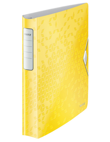 LZ42400016,Caiet mecanic a4 4 inele 30mm/52mm galben softclick leitz