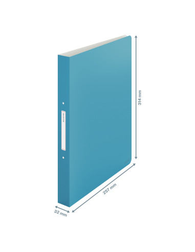 LZ42380061,Caiet mecanic a4 2 inele 25mm/32mm cop flex albastru celest cosy leitz LZ42380061,Caiet mecanic a4 2 inele 25mm/32mm cop flex albastru celest cosy leitz