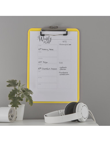 LZ39710016,Clipboard simplu galben wow leitz