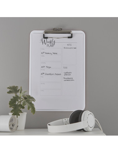 LZ39710001,Clipboard simplu alb wow leitz