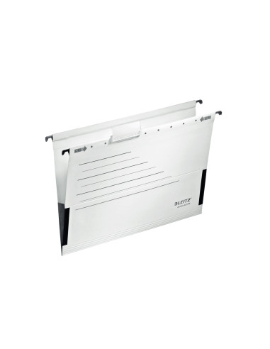 LZ19263101,Dosar suspendabil cu burduf alb 5/set alpha active leitz
