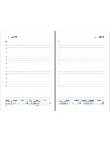 EGODOMINOIS4,Agenda a5 nedatata bordeaux 2023 domino ego