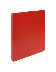 EX512805E,Caiet mecanic a4+ 4 inele 30mm/40mm cop. flex. rosu exacompta