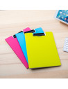 DLEF75002,Clipboard dublu culori neon deli