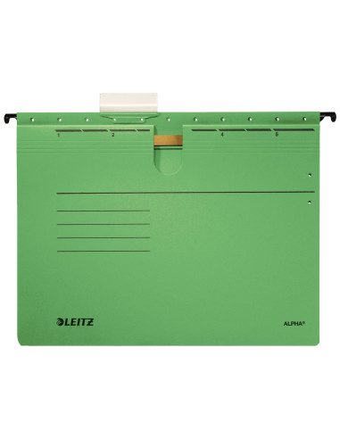 LZ19840155,Dosar suspendabil cu sina verde alpha leitz