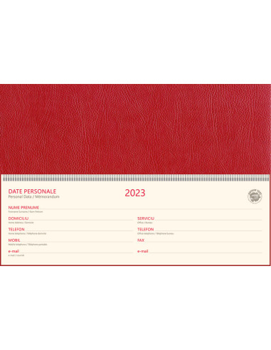 EGOBREFCH12,Planner birou 30x10 verde hartie ivory 2022 ego