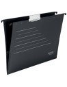 LZ19220095,Dosar suspendabil cu burduf negru alpha recycle leitz
