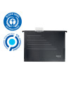LZ19220095,Dosar suspendabil cu burduf negru alpha recycle leitz