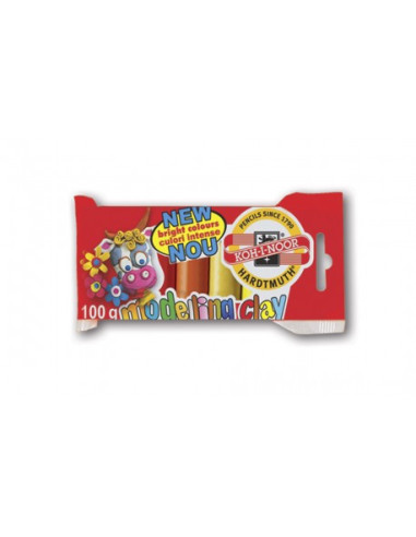 KH131713,Plastilina 5 culori 100g koh-i-noor
