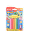 DLED75011,Plastilina 6 culori 60g + forma modelaj deli