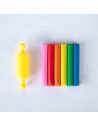 DLED75011,Plastilina 6 culori 60g + forma modelaj deli