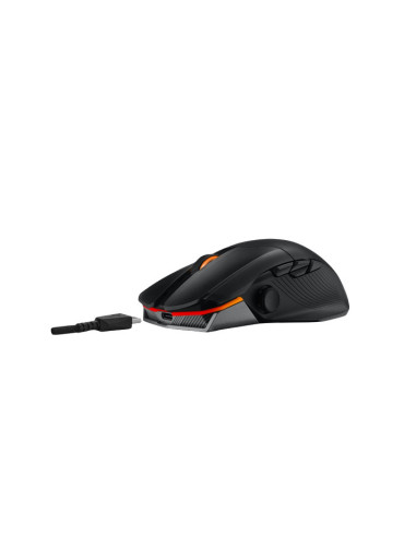 90MP02N1-BMUA00,Mouse gaming wireless bluetooth si cu fir ASUS ROG Chakram X Origin Wireless AimPoint negru