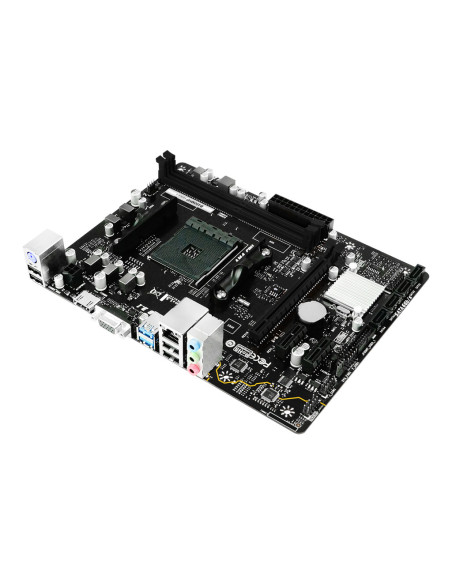 B450MHP,Placa de baza Biostar B450MHP AM4, 2x DDR4, 1x PCIe 3.0 x16, 2x PCIe 2.0 x1, 4x SATA III 6Gbps, 1 Gbps