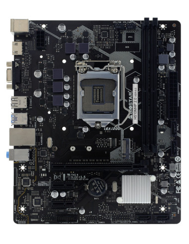 H510MHP 2.0,Placa de baza Biostar H510MHP 2.0 LGA1200, 2x DDR4 3200MHz, 1x PCIe 4.0 x16, 2x PCIe 3.0 x1, 1x M.2, 4x SATA III 6Gb