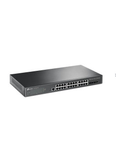TL-SG3428X-UPS,Switch TP-Link TL-SG3428X-UPS, Jetstream, managed L2+, 24× 10/100/1000 Mbps RJ45, 4× 10G SFP, 1× RJ45 Console Por 2