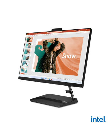 F0GH00M2RI,All-in-One Lenovo IdeaCentre AIO 3 24IAP7 23.8" FHD (1920x1080) IPS 250nits Anti-glare, Intel Core i5-12450H, Negru
