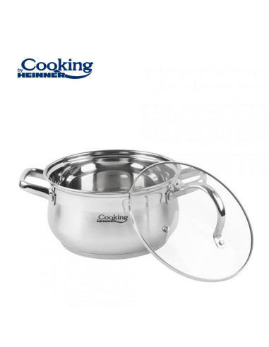 HR-MSF-047,Semioara inox + capac, 22 X 12.5 cm, 4.7 L, AMIRA HR-MSF-047,Semioara inox + capac, 22 X 12.5 cm, 4.7 L, AMIRA