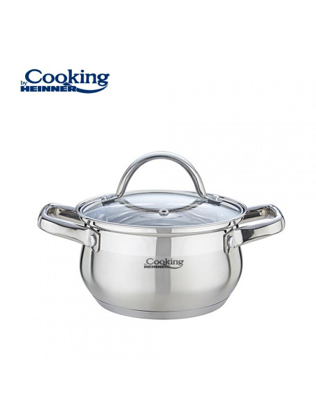 HR-MSF-026,Semioara inox + capac 18 X 10.5 cm, 2.6 L, AMIRA HR-MSF-026,Semioara inox + capac 18 X 10.5 cm, 2.6 L, AMIRA