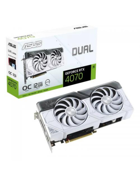DUAL-RTX4070-O12GW,Placa video Asus TUF RTX 4070 OC 12G GAMING
