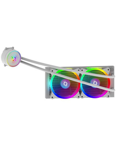 AQRYS_AQUARIUS240W,CPU Cooler Aquarius 240 AIO White ARGB PWM TECHNICAL DATA Pump Socket Compatibility: Intel: LGA 20xx/ 115x/ 1