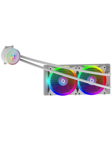 AQRYS_AQUARIUS240W,CPU Cooler Aquarius 240 AIO White ARGB PWM TECHNICAL DATA Pump Socket Compatibility: Intel: LGA 20xx/ 115x/ 1