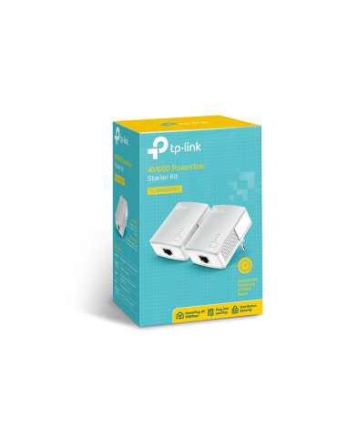 TL-PA4010KIT,TP-Link Kit PowerLine 500Mbps, Ultra Compact Size, HomePlug AV, GreenPowerline, Plug and Play, 2 bucati