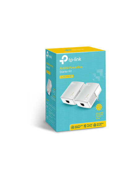 TL-PA4010KIT,TP-Link Kit PowerLine 500Mbps, Ultra Compact Size, HomePlug AV, GreenPowerline, Plug and Play, 2 bucati