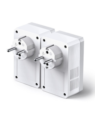 TL-PA4010PKIT,TP-Link Kit POWERLINE, HomePlug AV, 500Mbps, Ultra Compact Size,PassThrough, Green Powerline, Plug and Play, 2 buc