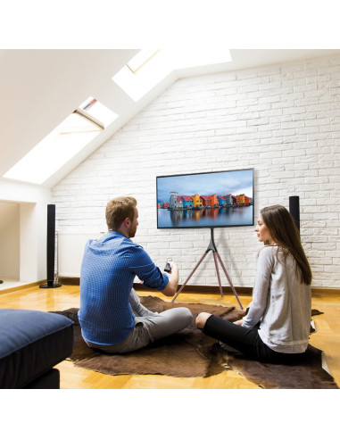 ICA-TR18SAM,Stand TV de podea Techly, 45-65 VESA, Negru/Maro 105209 ICA-TR18SAM "ICA-TR18SAM" ICA-TR18SAM,Stand TV de podea Techly, 45-65 VESA, Negru/Maro 105209 ICA-TR18SAM "ICA-TR18SAM"