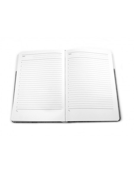 Agenda Arhi Design A5 Nedatata, 224 File, Imitatie Lemn Maro
