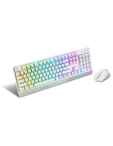VIGOR GK30 COMBO WHITE US,MSI VIGOR GK30 COMBO WHITE KEYBOARD MOUSE "VIGOR GK30 COMBO WHITE US"