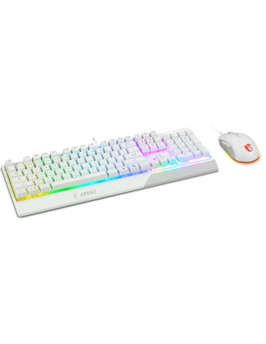 VIGOR GK30 COMBO WHITE US,MSI VIGOR GK30 COMBO WHITE KEYBOARD MOUSE "VIGOR GK30 COMBO WHITE US"