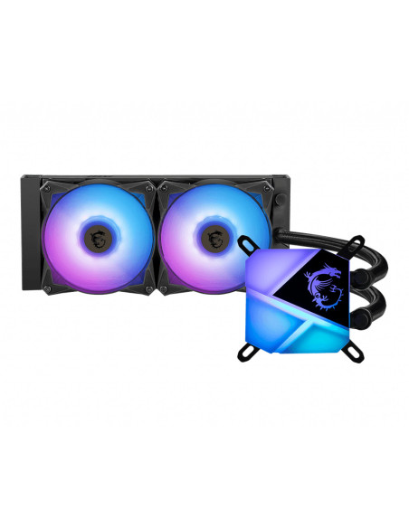 MAG CORELIQUID C240,Cooler Procesor MSI MAG Coreliquid C240 ARGB, 2 x 120mm