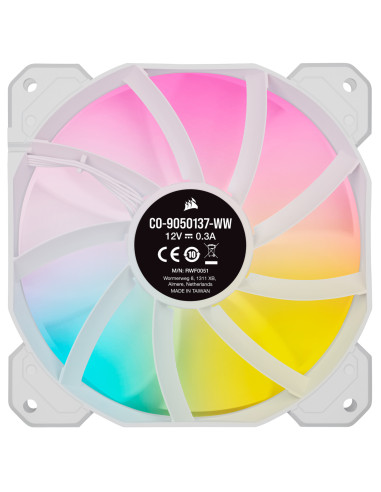 CO-9050137-WW,Ventilator CORSAIR, "iCUE SP120 RGB ELITE", pt carcasa PC, 120 mm, 1500 rpm, LED RGB, 3 ventilatoare, "CO-9050137-