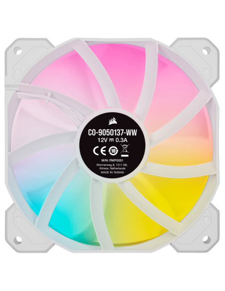 CO-9050137-WW,Ventilator CORSAIR, "iCUE SP120 RGB ELITE", pt carcasa PC, 120 mm, 1500 rpm, LED RGB, 3 ventilatoare, "CO-9050137-