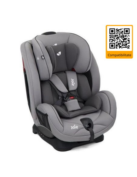 BB-C0925CHGFL000,Joie - Scaun Auto Stages Gray Flannel, 0-25 kg