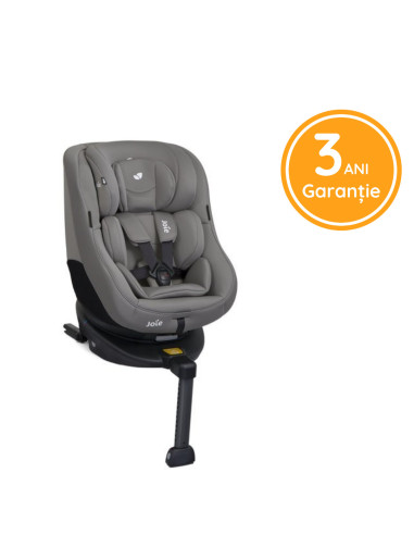 BB-C1416AFGFL000,Joie – Scaun auto Rotativ cu Isofix Spin 360° Gray Flannel, 0-18 kg, testat ADAC