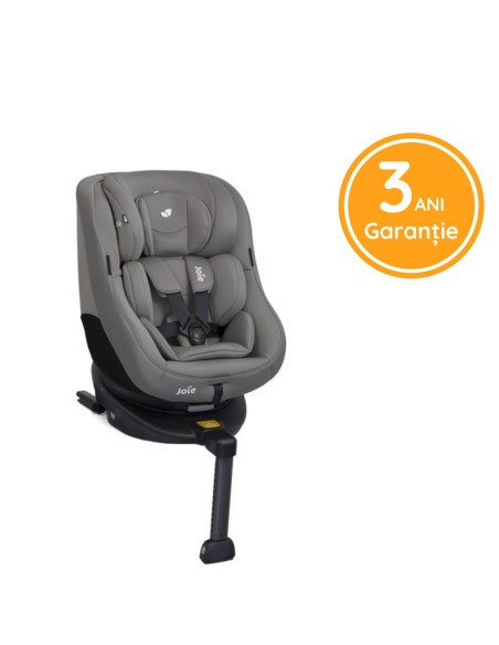 BB-C1416AFGFL000,Joie – Scaun auto Rotativ cu Isofix Spin 360° Gray Flannel, 0-18 kg, testat ADAC