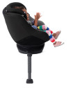 BB-C1416AFGFL000,Joie – Scaun auto Rotativ cu Isofix Spin 360° Gray Flannel, 0-18 kg, testat ADAC