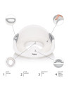 BS-44426,ZOPA - Reductor anatomic pentru toaleta, colac inclus Coach Dove Grey