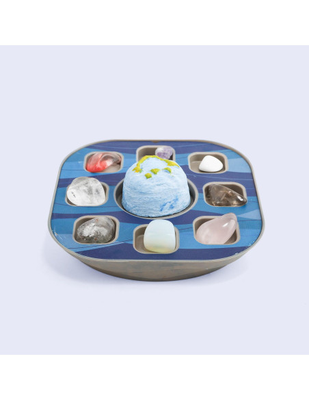 160025G,Kit excavat pietre pretioase - Marea Gaura Albastra