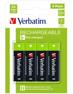 RECHARGEABLE BATTERY AA 4 PACK / HR6 "49517" (include TV 2