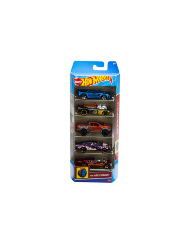 MT1806_HFV94,Set 5 Masini Hot Wheels Horse Power