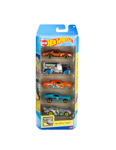 MT1806_HLY65,Set 5 Masini Hot Wheels Circle Track