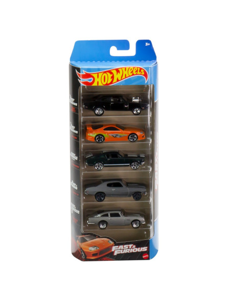 MT1806_HLY70,Set 5 Masini Hot Wheels Fast&furious