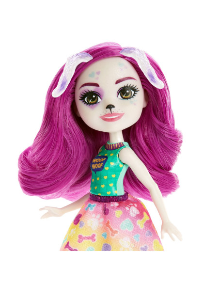 MTHKN14,Enchantimals City Tails Main Street Familia Dessei Dalmatian